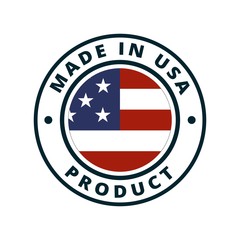 Product Made in USA label illustration