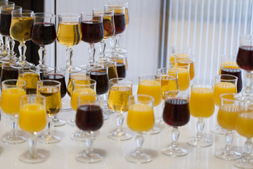 Buffet lors d'un mariage