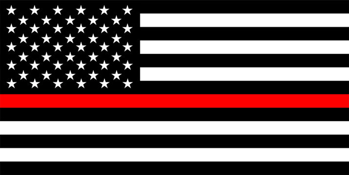 thin red line flag