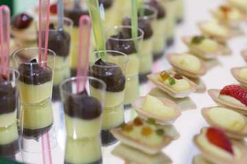 Buffet lors d'un mariage