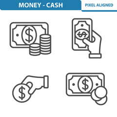 Money - Cash Icons