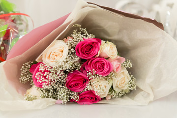 Bouquet de fleurs de mariage