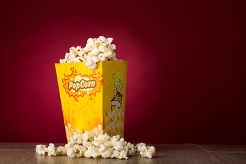 popcorn in box