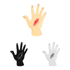 Isolated object of hospital and rendering logo. Set of hospital and help stock vector illustration.