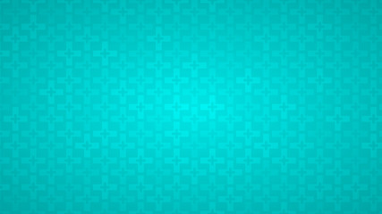 Abstract background of crosses in shades of light blue colors