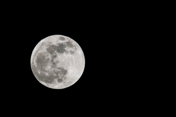 full moon in the sky