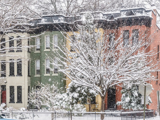 Snow in the city - 14th Street Corridor