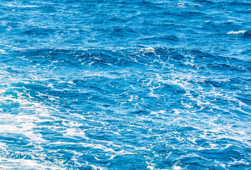 Background shot of aqua sea water surface