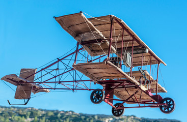 Vintage Bi-Plane Model airplane