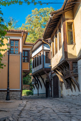 amazing street in Plovdiv city in Bulgaria