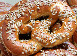 big loaf of bread called PRETZEL or BREZEL