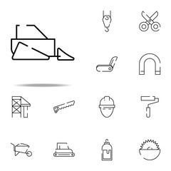 scraper icon. construction icons universal set for web and mobile