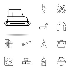 tractor, car icon. construction icons universal set for web and mobile