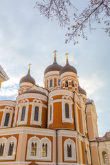 Europe, Eastern Europe, Baltic States, Estonia, Tallinn. old town, Alexander Nevsky Cathedral.