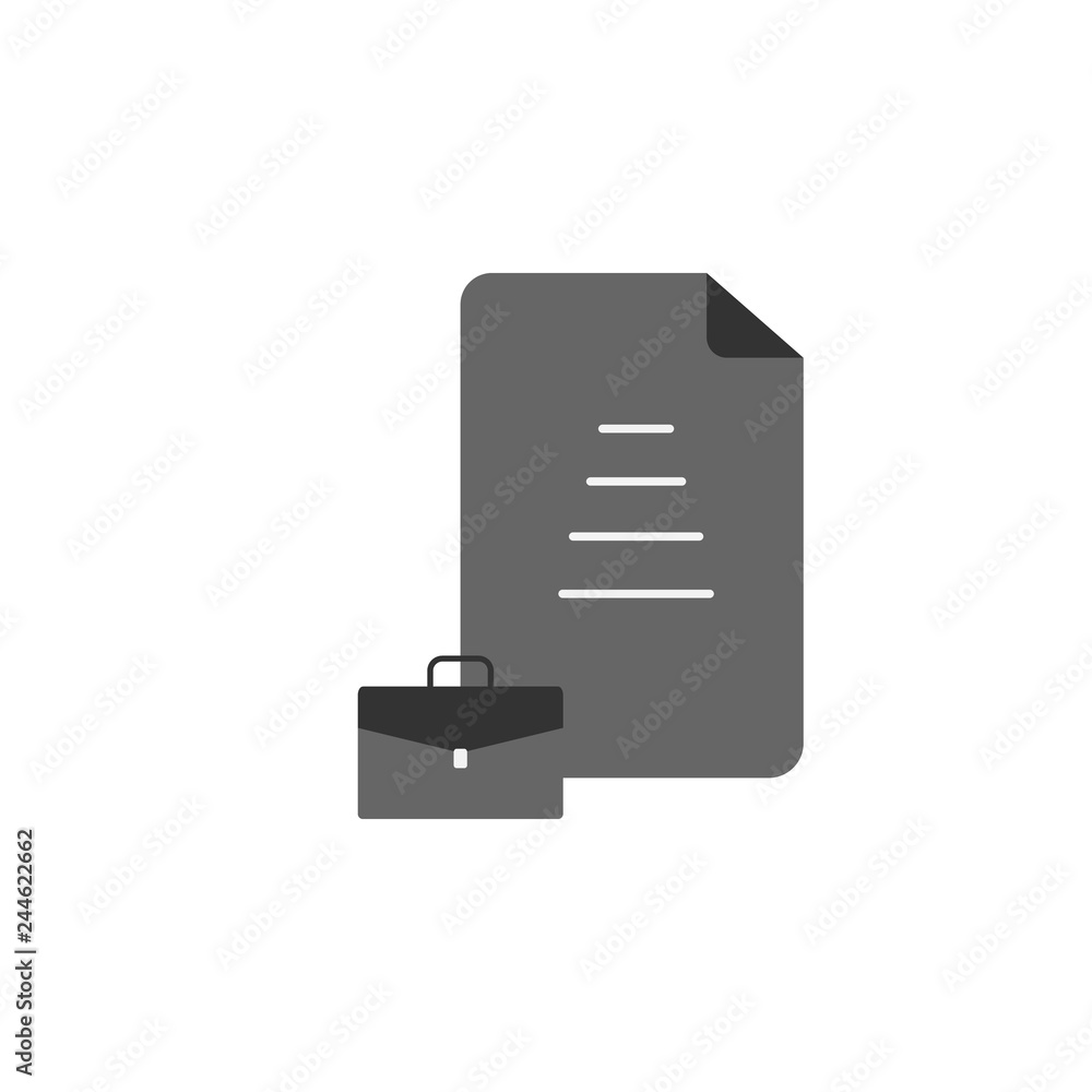 Poster case, document icon. element of marketing icon for mobile concept and web apps. detailed case, docum