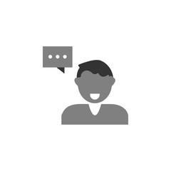 business, speech  icon. Element of marketing icon for mobile concept and web apps. Detailed business, speech  can be used for web and mobile