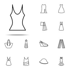 tank top icon. Summer Clothes icons universal set for web and mobile
