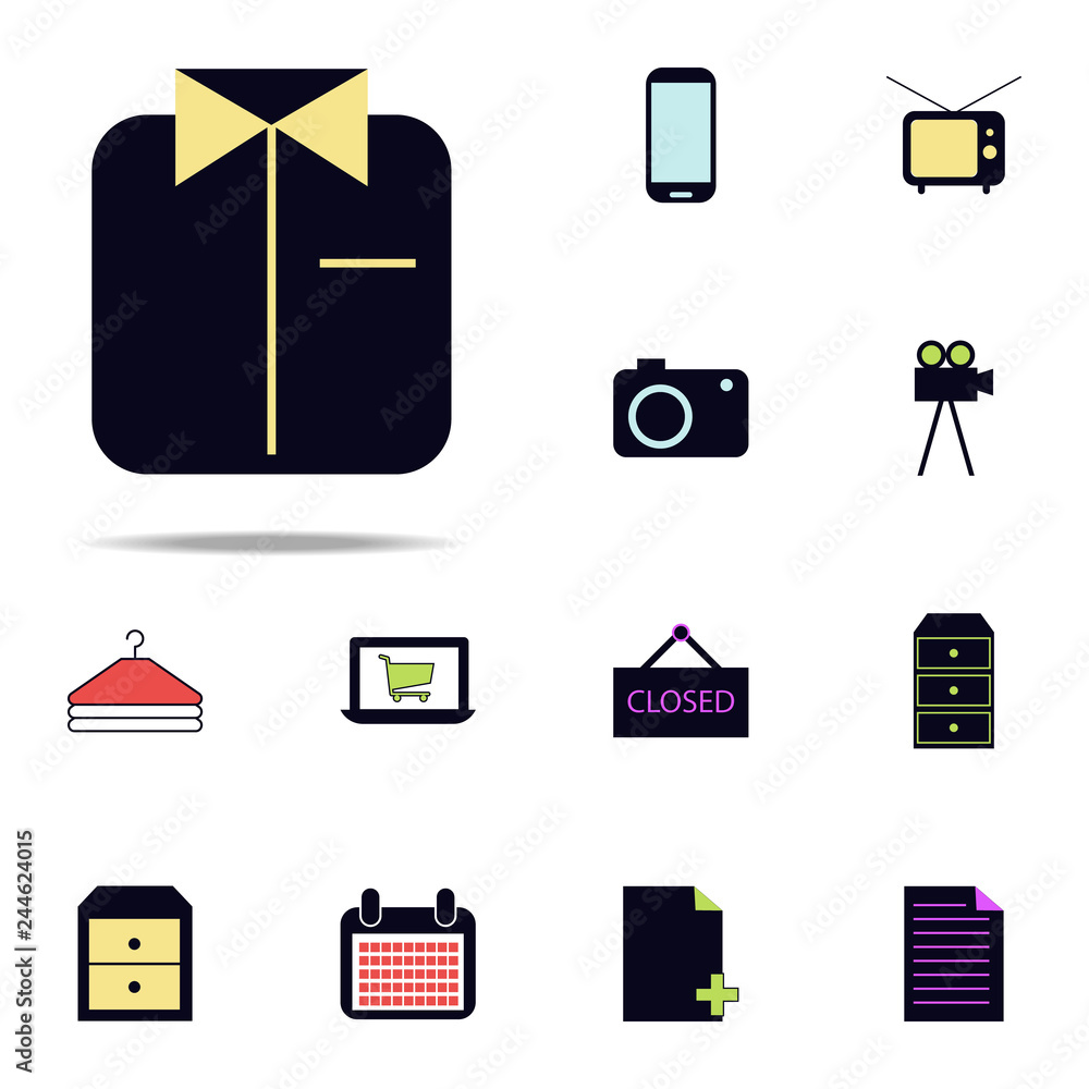 Poster shirt icon. web icons universal set for web and mobile