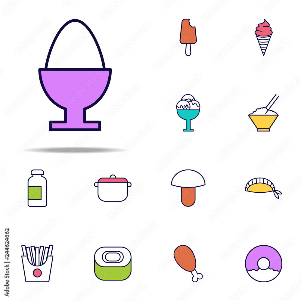 Poster stand for eggs and eggs icon. web icons universal set for web and mobile