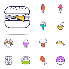 cheeseburger icon. web icons universal set for web and mobile
