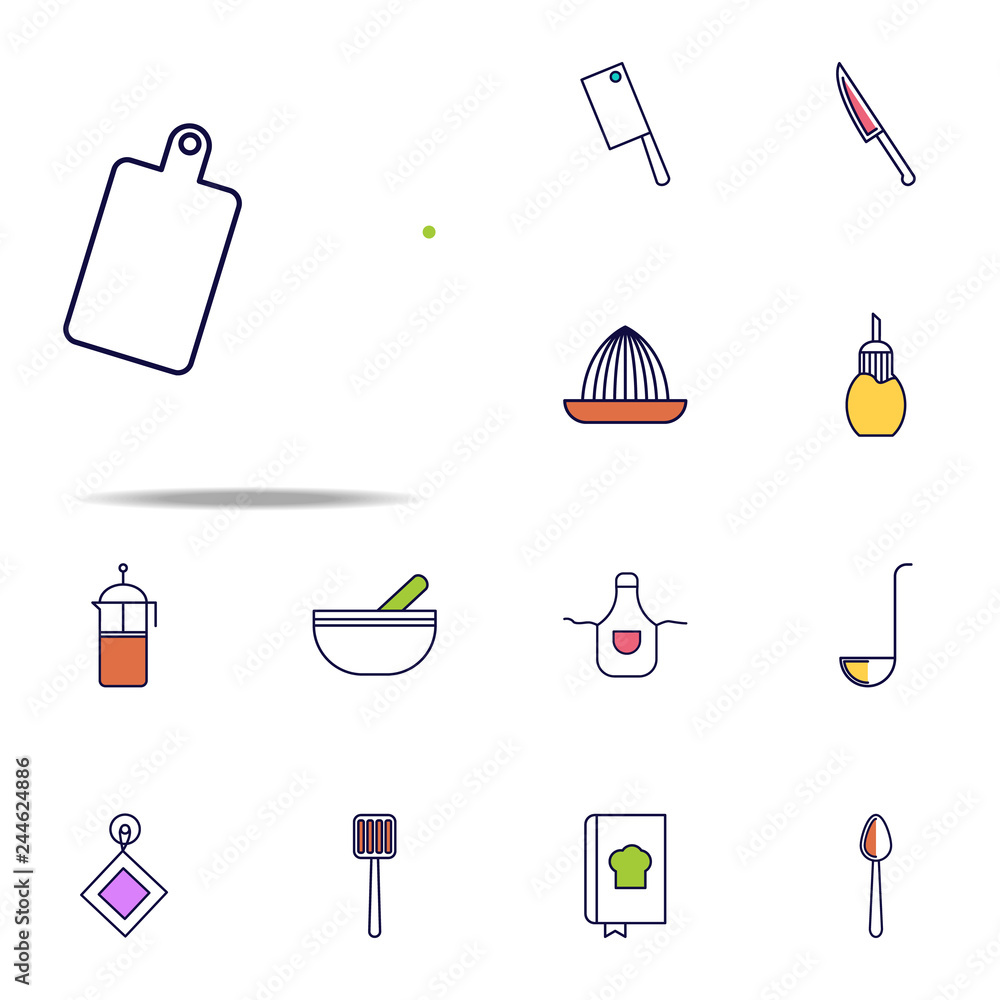 Poster chopping board icon. web icons universal set for web and mobile