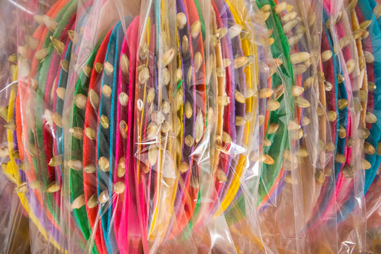 Obleas (Sweets) for Sale at Market in Mexico City