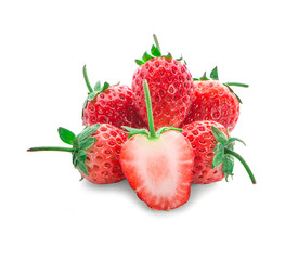 Strawberry isolated on white background