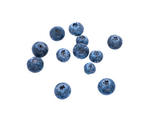 blueberries isolated
