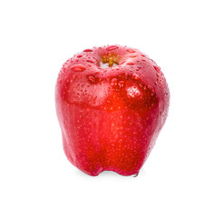Red apple isolated on a white background