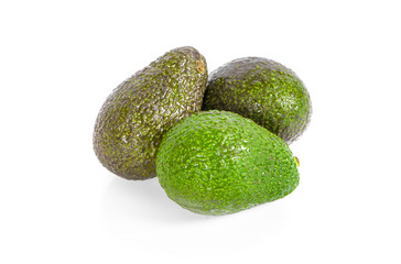 avocado isolated on white background