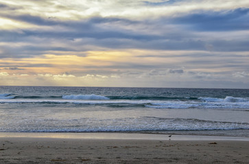La Mision Valley landscapes and Beach in Mexico on the West Coast a small canyon near the Pacific Ocean that houses the Door of Faith and Buena Vida Orphanage, South of Tijuana, Mexico. 