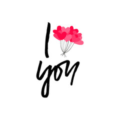 Valentines Day lettering