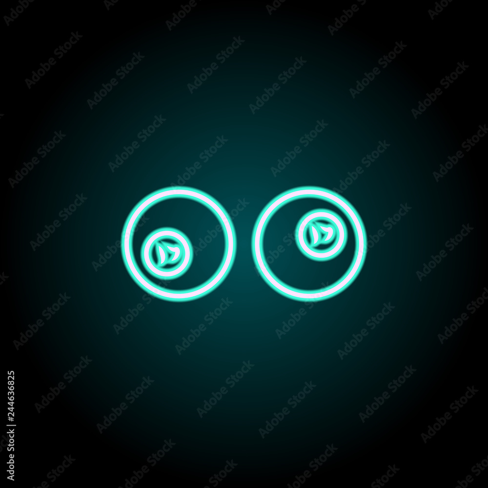 Aufkleber laboratory tests icon. elements of science in neon style icons. simple icon for websites, web design