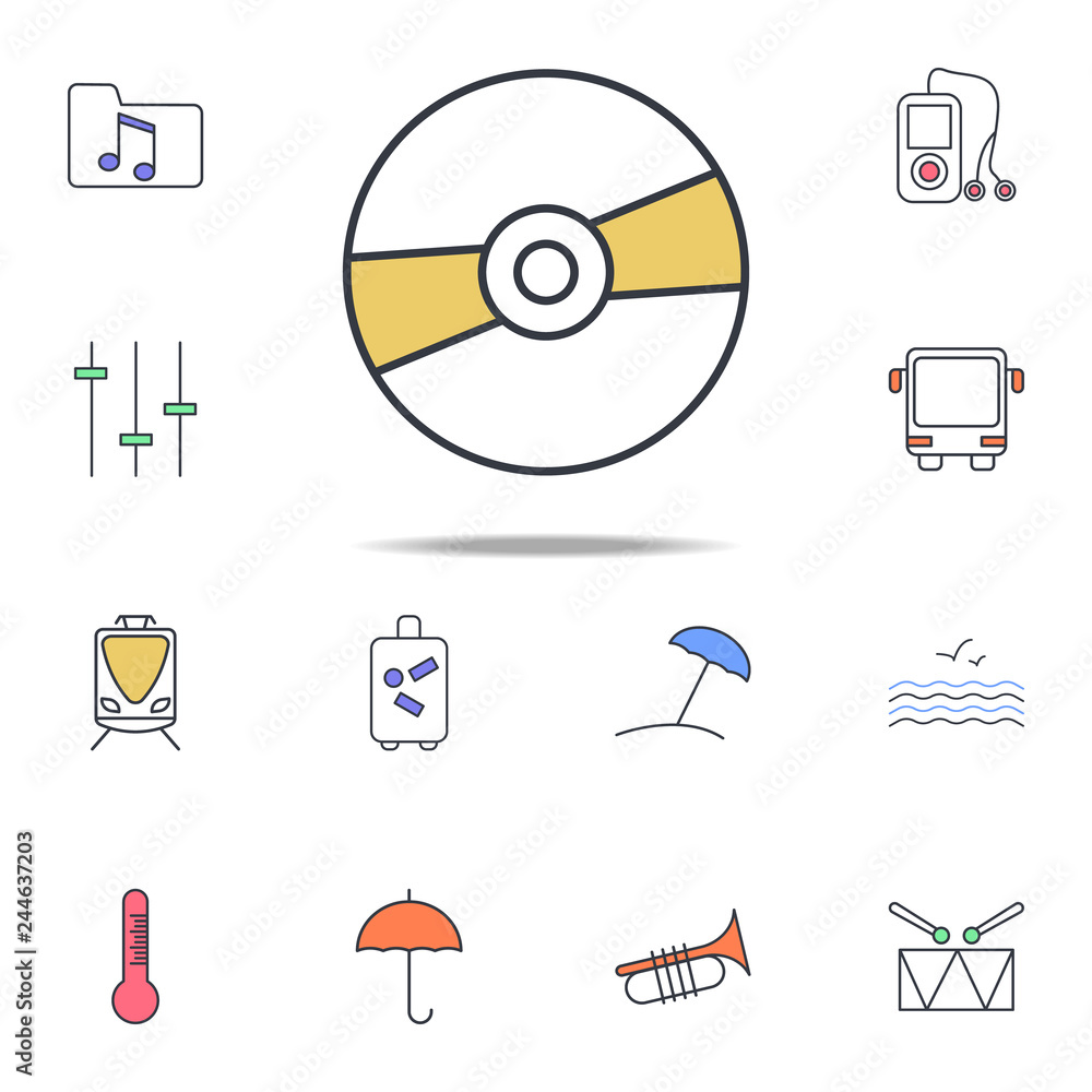 Poster cd disc icon. web icons universal set for web and mobile