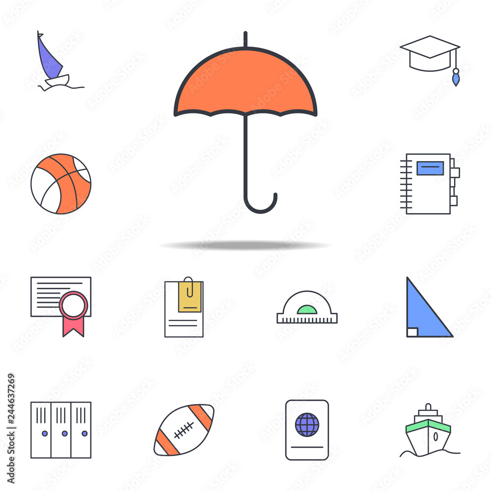 Poster umbrella icon. web icons universal set for web and mobile