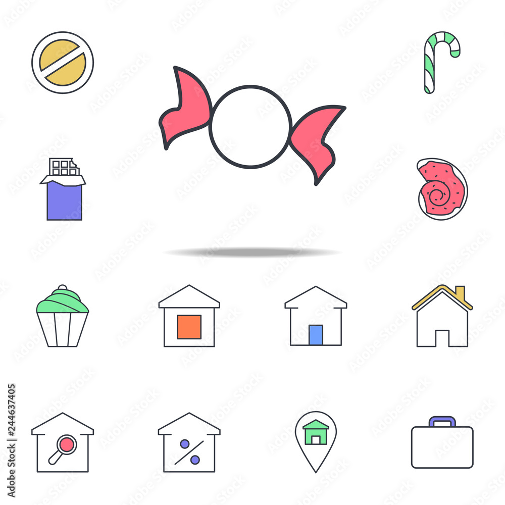 Poster candy icon. web icons universal set for web and mobile