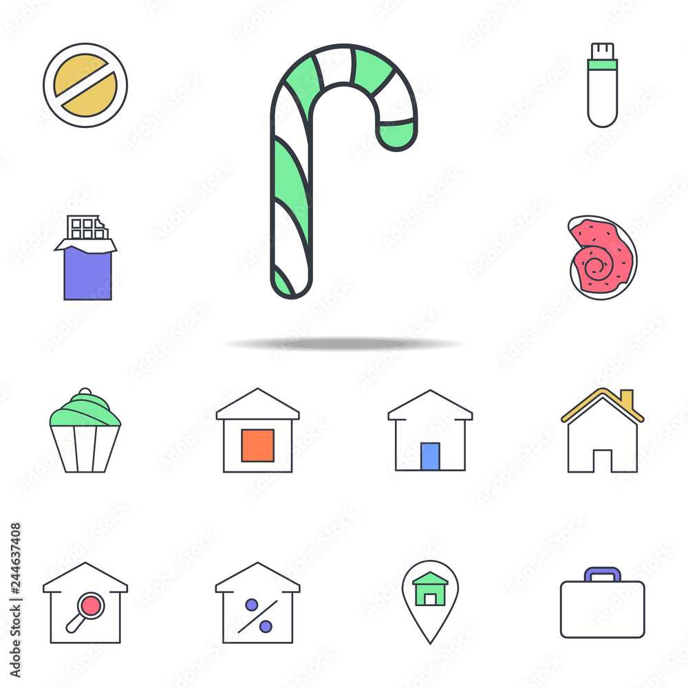 Poster sweet stick icon. web icons universal set for web and mobile