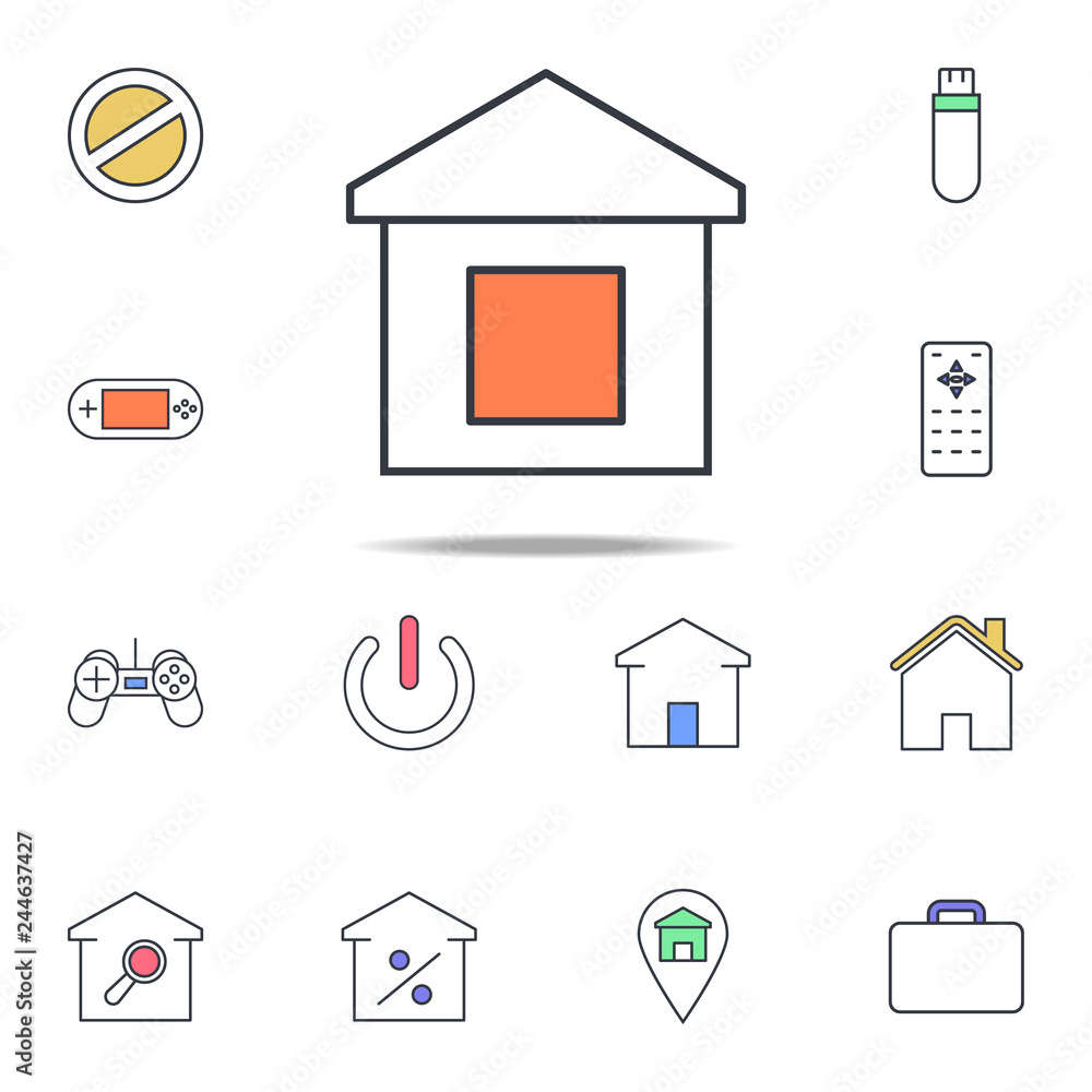Poster house icon. web icons universal set for web and mobile