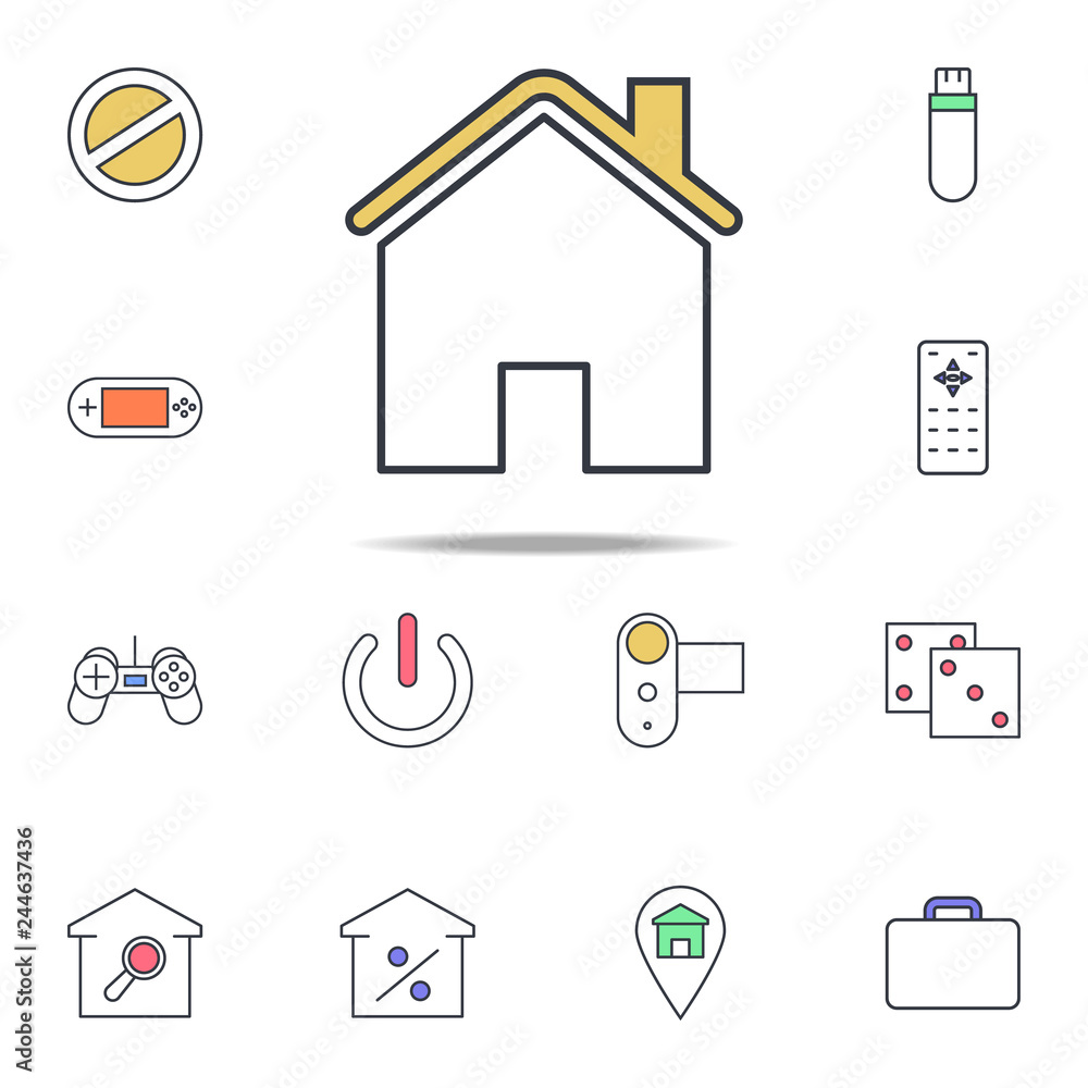 Poster house icon. web icons universal set for web and mobile