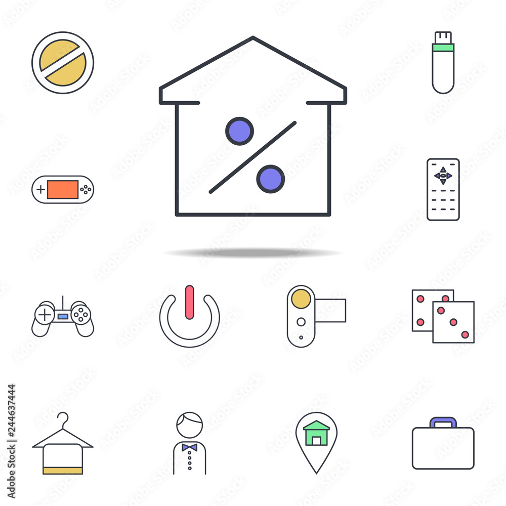 Poster mortgage icon. web icons universal set for web and mobile
