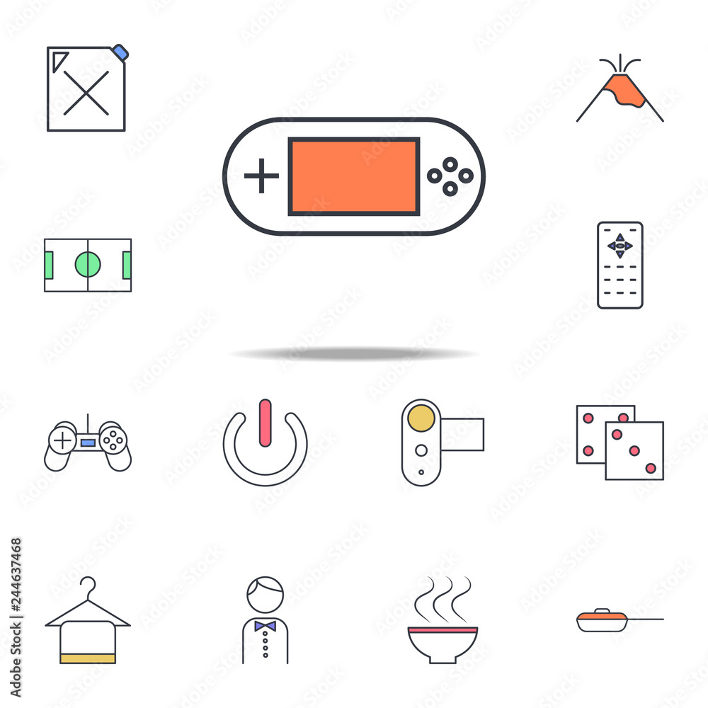 Poster game console icon. web icons universal set for web and mobile