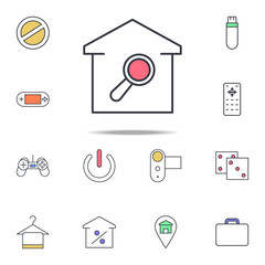 in search of a home icon. web icons universal set for web and mobile
