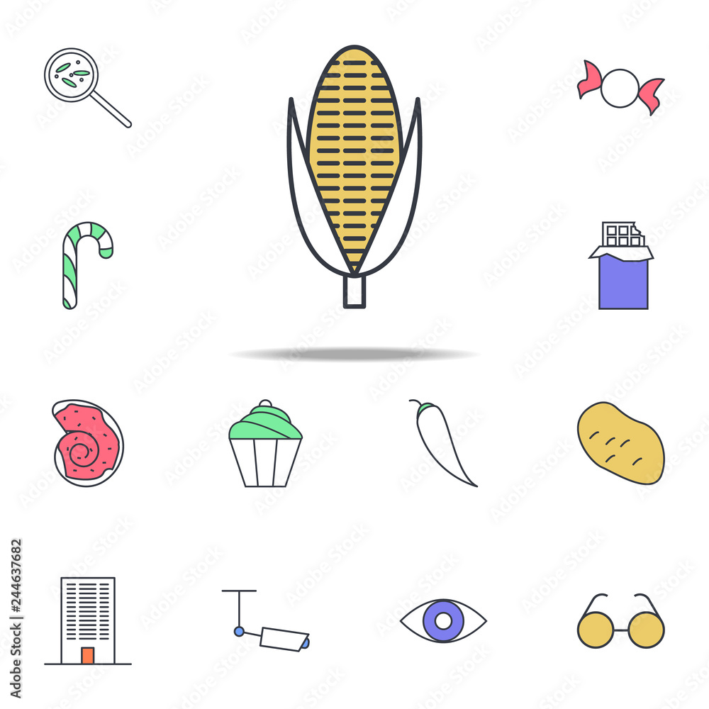 Aufkleber corn icon. web icons universal set for web and mobile