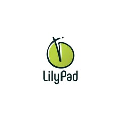 lily pad logo vector icon illustration © gaga vastard