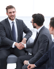 Fototapeta premium handshake business people in the office.