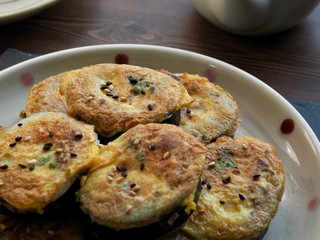 한국의 음식 김밥계란구이 