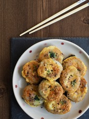 한국의 음식 김밥계란구이 