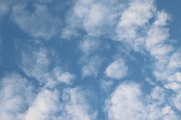 blue sky with white clouds