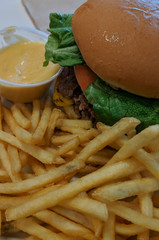 Burger and Fries