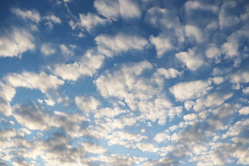blue sky with clouds